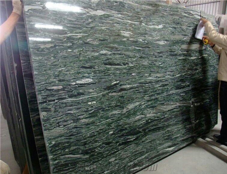 Yunnan Green Granite Slab Cut to Size for Paving Stone or Wall Decoration Stone
