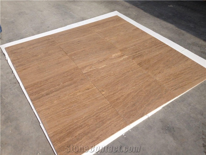 Noce Travertine Tiles & Slabs, Brown Travertine Flooring Tiles, Wall Covering Tiles
