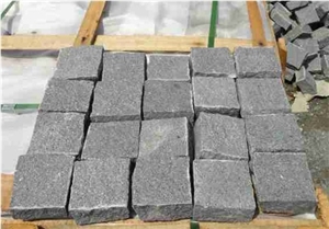 Black Basalt Natural Split Cubestone, Natural Black Basalt Cube Stone/Cobble Stone