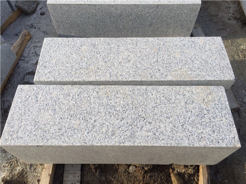 Competitive Price Grey Granite Kerbstone with Flamed Finish for Overseas Market,Kerbs,China Grey Granite Curbs