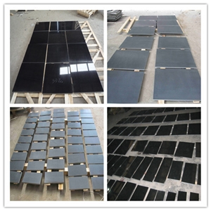 Honed/Polished Finish Shanxi Blackgranite for Exterior Wall Cladding Decoration Absolute Black Granite Tiles&Slabs Matt Honed/Polished Shanxi Black Granite Tiles&Slabs, China Black Granite