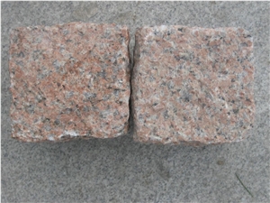 Red Granitecubes,Cobble Stone