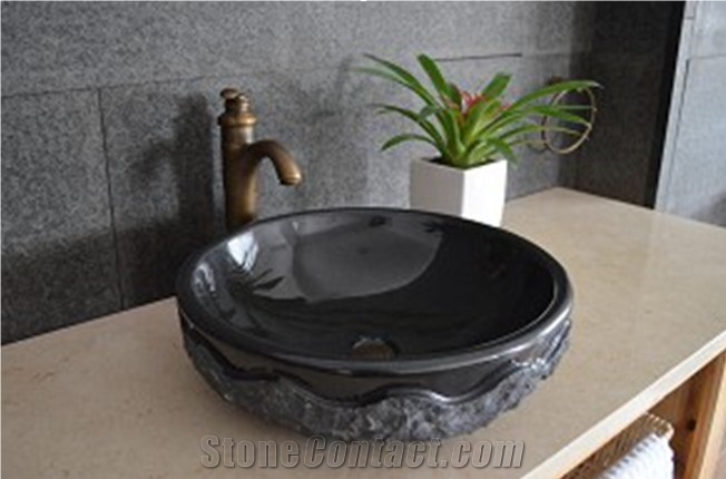 Absolute Shanxi Black Granite Vanity Sinks & Basins