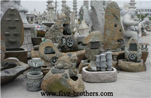 Carving Granite Water Fountain,Garden Fountain