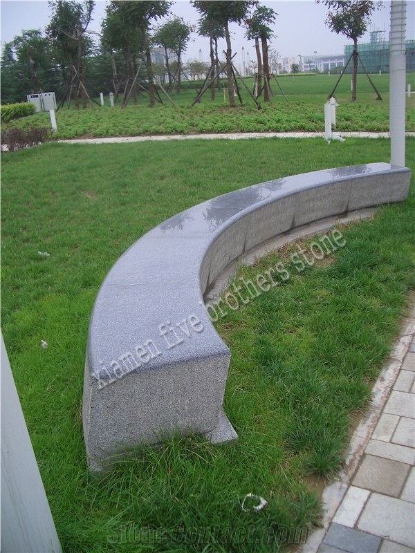 G603 Granite Exterior Bench, China Grey Granite Bench/Garden Bench/Park Bench/Outdoor Chairs