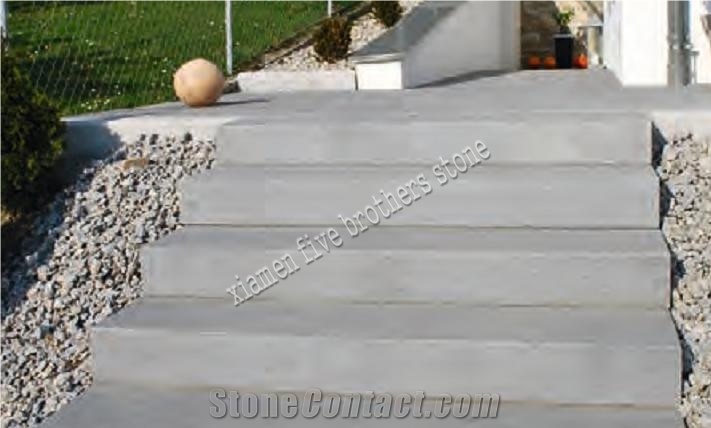 G654 Granite Block Stairs/Block Steps, Dark Grey Granite Blockstairs/Block Steps