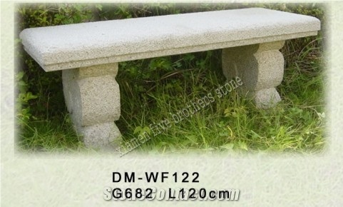 G682 Yellow Granite Exterior Bench, China Granite Bench/Garden Bench/Park Bench/Outdoor Chairs