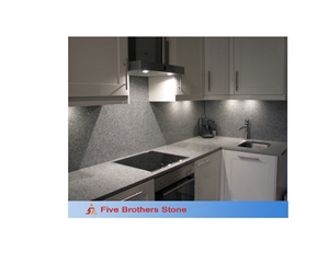 Grey Granite Stone Cabinet Kitchen Countertop