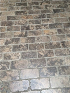 Honed Golden Coast Brown Limestone Tiles & Slabs for Walling
