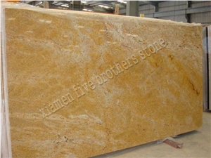 Imperial Gold Granite Slabs & Tiles for Tombstone,Countertop