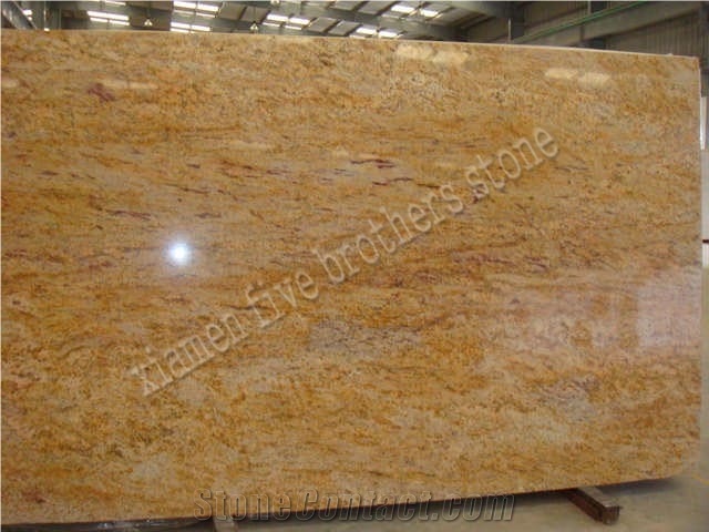 Polished Colorado Gold Granite Slabs & Tiles for Tombstone,Countertops,Paving