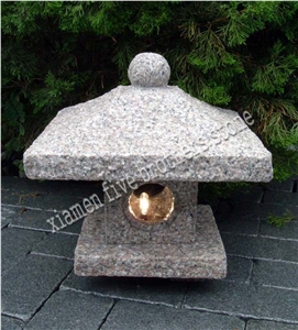 Typical Granite Garden Lamps & Lanterns with Light