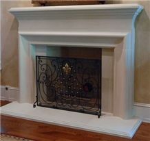 Prefab Fireplace Mantel Artificial Marble Stone Prefabrication