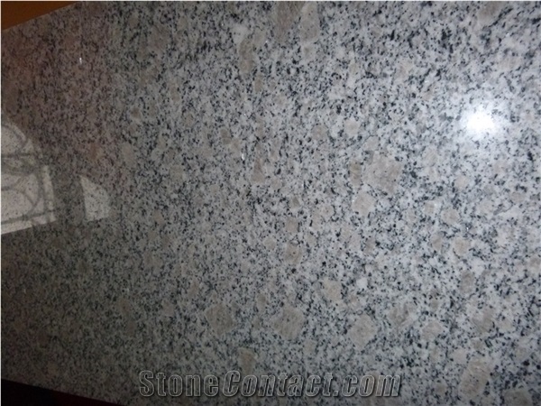 G383 Granite Polished Tiles,Zhaoyuan Pearl Variegated Granite,Zhaoyuan Granite Tiles,Jade White,Paradies Blume,Pearl Blossom Of Zhaoyuan,Pearl Flower,Pearl White,Zhaoyuan Flower,Zhaoyuan Pearl