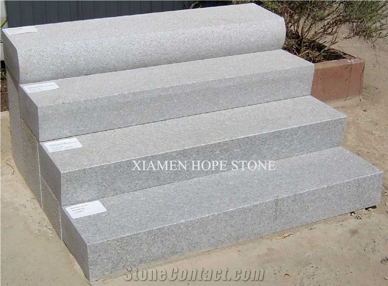 G601 Grey Granite Polished Stairs & Steps China Grey Granite