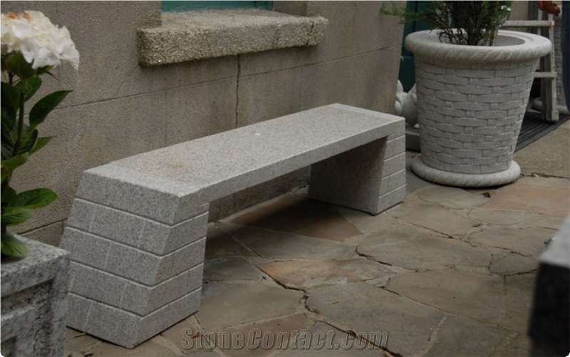 Hot Sale Grey Granite Garden Bench