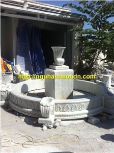 The Fountain Marble, White Marble Fountain Viet Nam