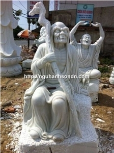 The Marble Arhats Statues