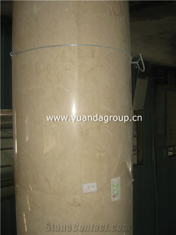 Beige Marble Column For Apartment Building