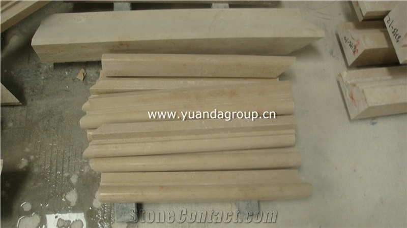 High Quality Beige Marble Molding Beige Marble Border