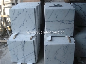 China Carrara Guangxi White Premium Marble Tiles