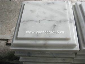China Carrara White Marble Tiles, Guangxi White Marble