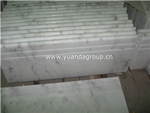 China Carrara White Marble Tiles, Guangxi White Marble