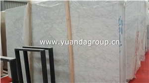 Italy Bianco Carrara White Marble Slabs