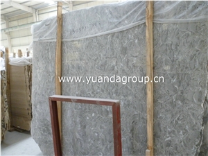 King Flower China Grey Marble Slabs Tile