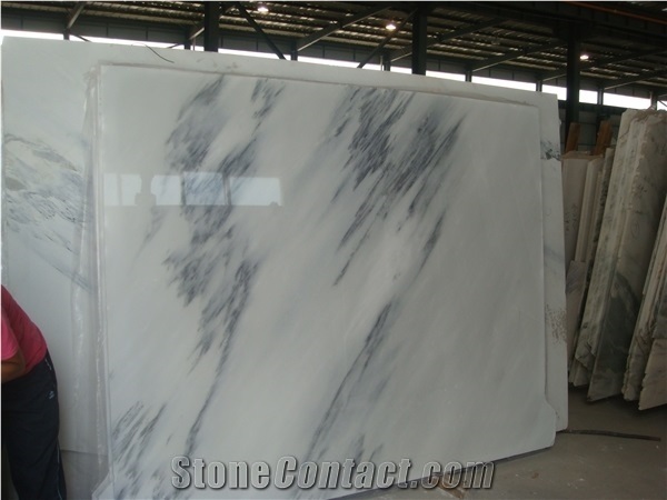 Slma-119,Blue Sky White Jade Marble,Slab,Tile,Flooring,Wall Cladding