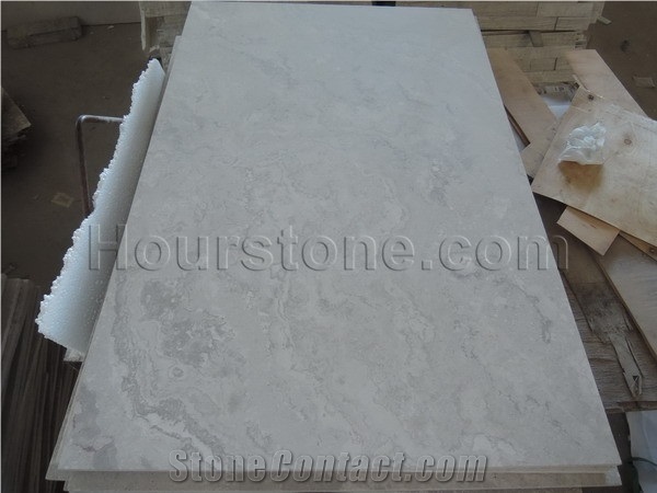 Wooden White Cross Cut Sandblast Tiles, White Serpenginate, White Wood Marble, Hot Sales, for Wall and Floor Covering