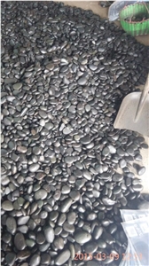 Competitive Normal Polised Black River Stone