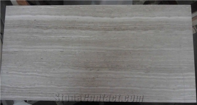 Popular High Quality Oak White Limestone Slabs, White Wooden Vein Limestone Tiles and Slabs