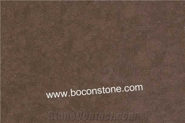 Artificial Quartz Stone-Moca Brown Quartz Surface Engineered Stone