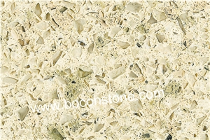 Artificial Quartz Stone-Pine Nut Yellow Quartz Tile & Slab Engineered Stone