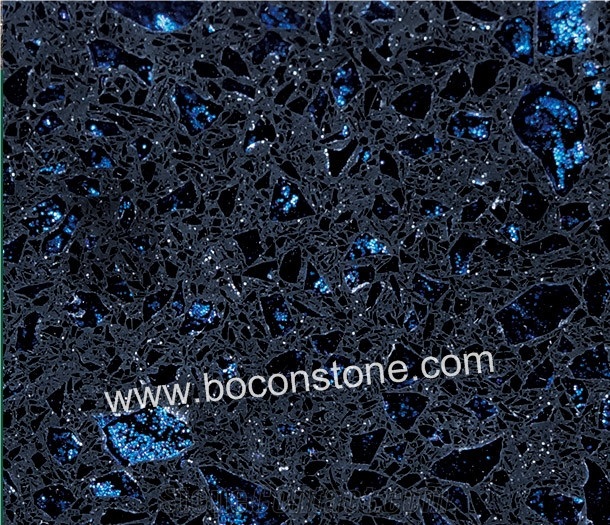 Artificial Quartz Stone Slabs & Tiles, Blue Quartz Stone, Engineered Stone