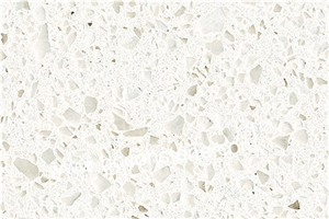 Artificial Quartz Stone-White Galaxy Quartz Engineered Stone