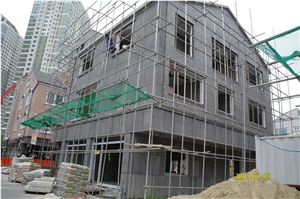 Basalt Tiles & Slabs, Hainan Grey Basalt Tiles for Walling Project