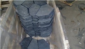 Black Slate Tiles, Slate Flagstone for Wall Floor