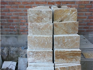 Yellow Slate Tiles & Slabs, China Yellow Slate Floor Tiles