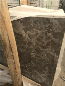 China Blue Limestone Acid Wash Surface Slabs Tiles Good Price