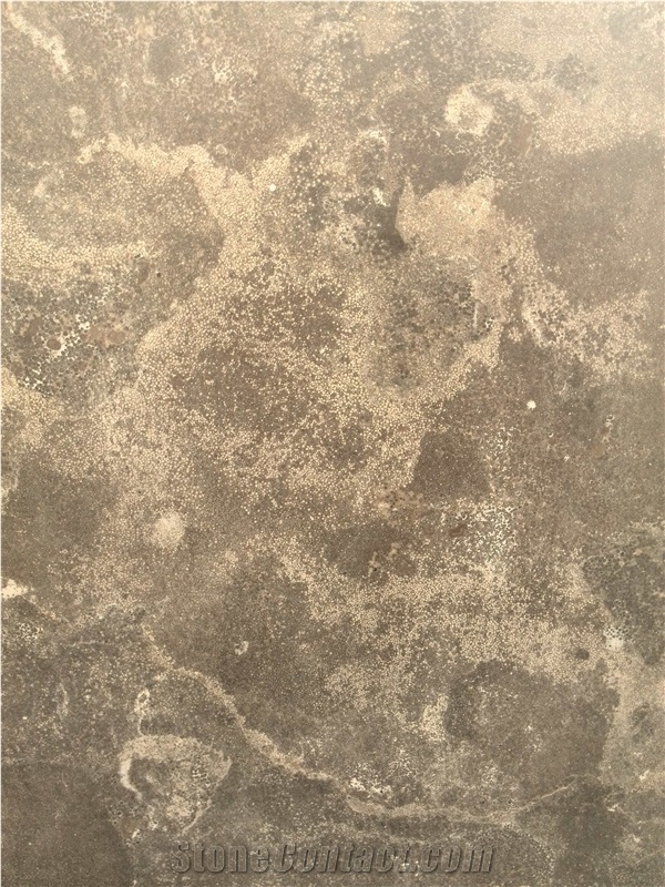 China Blue Limestone Acid Wash Surface Slabs Tiles Good Price