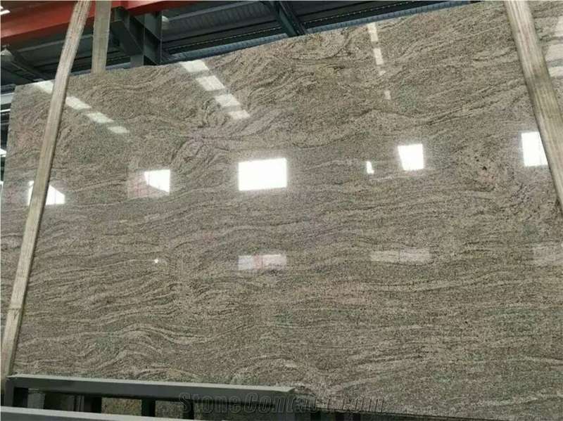 China Juparana Gold Granite Hebei Desert Flowing Gold Granite Slabs Tiles Steps Low Price