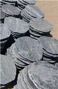 Slate Cube Stone Garden Round Step Paving Sets Natural Surface Low Price