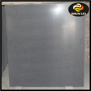Shanxi Black Granite Tile with Honed Surface, China Black Granite