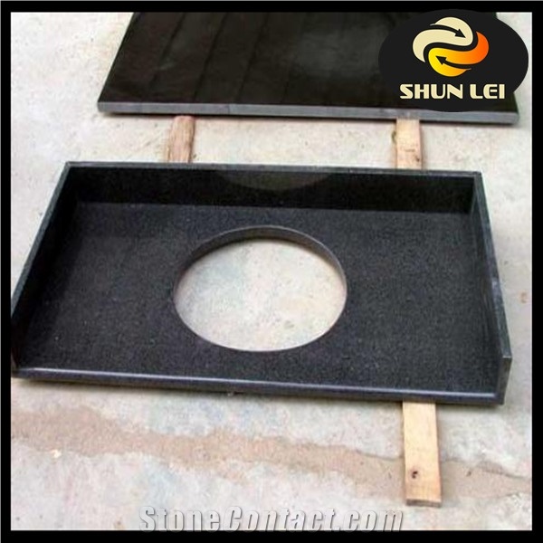Shanxi Black Granite Vanity Top Bathroom Countertop