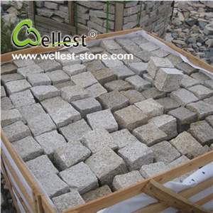 Beautiful Natural Surface Granite Stone/G682 Yellow Granite Cube Stone for Flooring Tile