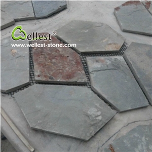 Beautiful S015 Rusty Brown Slate for Outdoor/Natural Slate Paver Stone Flagstone