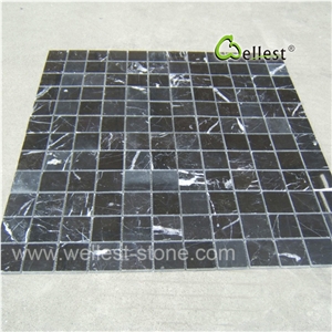 Black Marble Mosaic for Flooring/China Natural Marble Stone