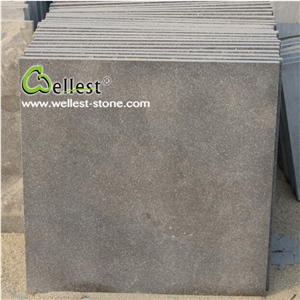 China Factory Sandblasted Blue Stone Tiles & Slabs with High Quality for Cladding Wall